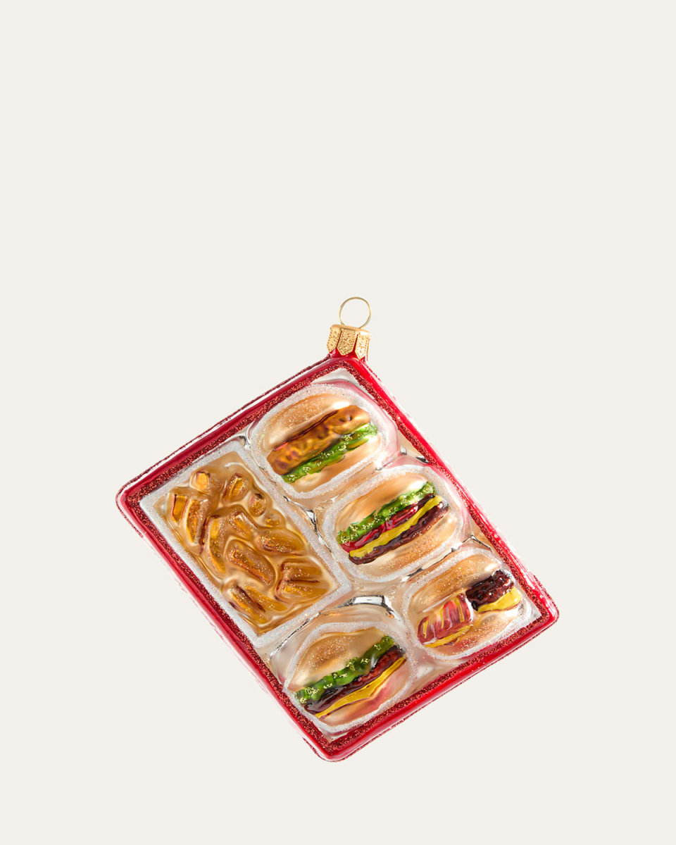 Burger Box Christmas Ornament
